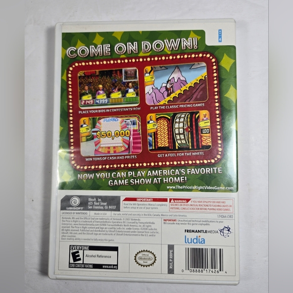 Wii Price is Right Video Game Disc - Picture 2 of 3